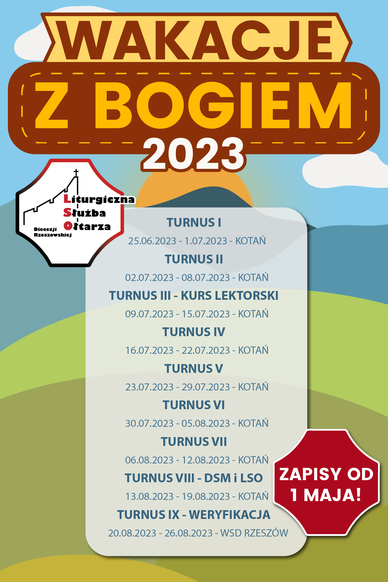 TURNUSY WAKACYJNE LSO